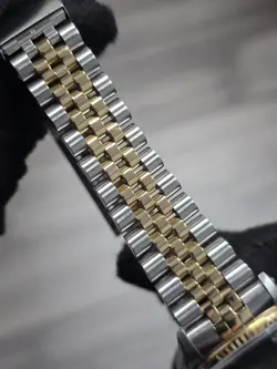 ROLEX DATEJUST 16233 GOLD AND SILVER JUBILEE BRACELET WITH GOLD BEZEL