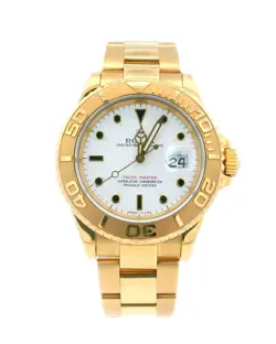 ROLEX YACHT MASTER 16628 18K YELLOW GOLD MENS WATCH