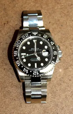 Rolex GMT Master II SS 40 mm Black Dial & Ceramic Bezel Watch 116710 [025WEI]