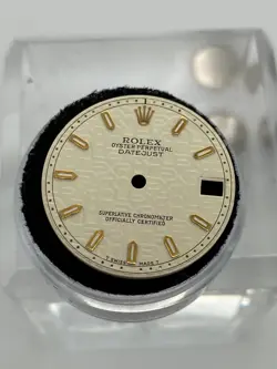 GENUINE ROLEX DATEJUST 31MM CREAM ANNIVERSARY DIAL YG MARKERS 68243 78243 178273
