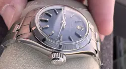 24mm Rolex 6723 circa 1971 Ladies SS Perpetual Oyster; Serviced 2024