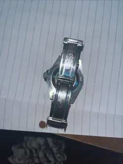 ROLEX GMT-MASTER 16750 SILVER OYSTER BRACELET WITH BLUE AND RED BEZEL