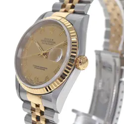Rolex 16233 Datejust Champagne Gold Roman #KN307
