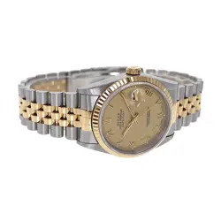 Rolex 16233 Datejust Champagne Gold Roman #KN307