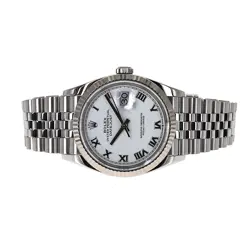 Rolex 126234 Datejust 36 White Roman #KN141