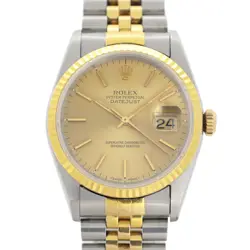 ROLEX DATEJUST S  16233  STAINLESS STEEL/YG  MENS WATCH