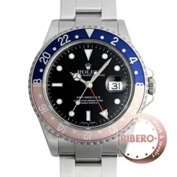 ROLEX GMT MASTER 2 16710 D NUMBER MEN'S WATCH FROM JAPAN G0219
