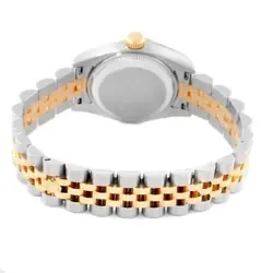 ROLEX DATEJUST DIAMOND DIAL STEEL YELLOW GOLD LADIES WATCH 179173