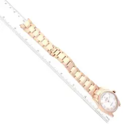 ROLEX PRESIDENT DAY DATE 36 ROSE GOLD WHITE DIAL MENS WATCH 118205