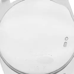 Rolex Cellini Danaos White Gold Black Strap Ladies Watch 6229