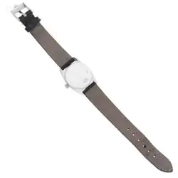 Rolex Cellini Danaos White Gold Black Strap Ladies Watch 6229