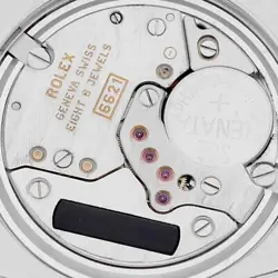 ROLEX CELLINI DANAOS WHITE GOLD BLACK STRAP LADIES WATCH 6229