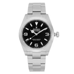 ROLEX EXPLORER 40MM STEEL BLACK DIAL AUTOMATIC MENS WATCH 224270
