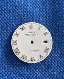 GENUINE ROLEX MEN'S DATEJUST WATCH WHITE DIAL 16200 16220 16234.. NOS (1/11.4.2)