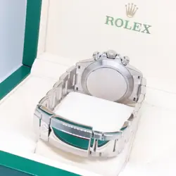 Rolex 40mm Black Indexes Steel Daytona REF: 116520 (AN series)