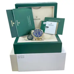 MINT PAPERS Rolex Submariner Date 40 RARE DIAMOND 116618LB Ceramic 18K Watch BOX
