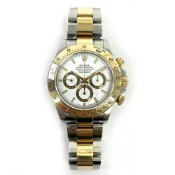 1999 Rolex Cosmograph Daytona 16523, Steel & Gold, 40mm, White Dial, Box & Pa...