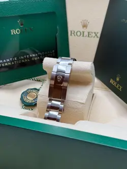 Rolex Datejust 41 Wimbledon Mint Roman Dial Stainless Steel Fluted Bezel Oyster