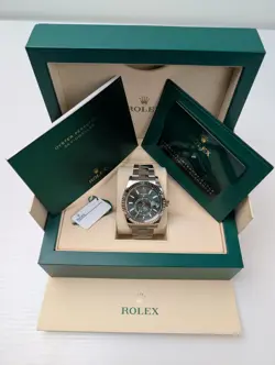 Unworn Rolex Sky-Dweller 336934-0001 Green Dial Oyster Bracelet 2025 STICKERS