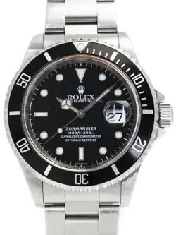 ROLEX SUBMARINER DATE 16610LN A MEN'S AUTOMATIC #T059