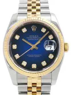 ROLEX DATEJUST 116233G Z MEN'S AUTOMATIC #T038