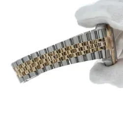 ROLEX Datejust men's watch 10P diamond computer 16233G(S) Box Warranty K18YG...