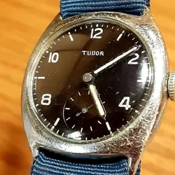 Tudor Rolex Military Smoseco Manual Winding Men's Watch Working
