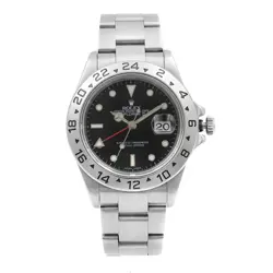 ROLEX EXPLORER II BLACK DIAL STEEL BLACK DIAL AUTOMATIC MENS WATCH 16570