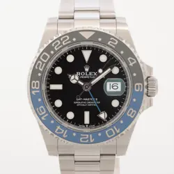 ROLEX GMT MASTER II 126710BLNR SS AT BLACK DIAL OYSTER BRACELET 2 EXTRA LINKS