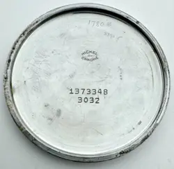 Rolex WW2 1940s Rare British Royal Navy Deck Pocket Watch Enamel Dial, Serviced