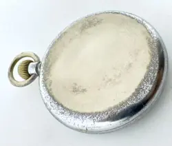 Rolex WW2 1940s Rare British Royal Navy Deck Pocket Watch Enamel Dial, Serviced