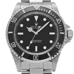 USED ROLEX Submariner 14060 Black Case Size 40×40mm Men's Watch #253821
