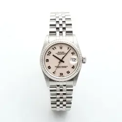 Rolex 31 Women's Steel Midsize Watch 68274 Arabic Computer Panel 1998 Birth
