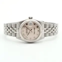 Rolex 31 Women's Steel Midsize Watch 68274 Arabic Computer Panel 1998 Birth