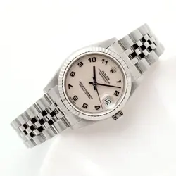 Rolex 31 Women's Steel Midsize Watch 68274 Arabic Computer Panel 1998 Birth
