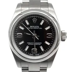 ROLEX OYSTER PERPETUAL STEEL WATCH (176200)