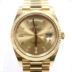 BAGUETTE DIAMOND DAY-DATE40
