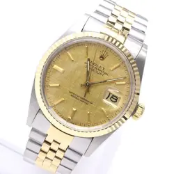 Rolex Dayjust 18K Gold Combination Watch 36mm Men's - 16013