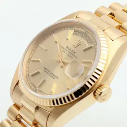 Rolex Datejust Gold Men's Watch 18038 1978