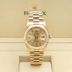 Rolex Datejust Gold Men's Watch 18038 1978