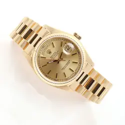 Rolex Datejust Gold Men's Watch 18038 1978
