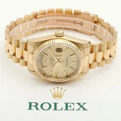 Rolex Datejust Gold Men's Watch 18038 1978