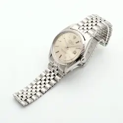 Rolex Vintage 1601 Steel Men's Watch Glitter Dial Antique 1970 Birth - SKU