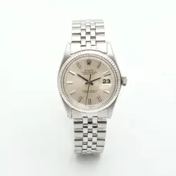 Rolex Vintage 1601 Steel Men's Watch Glitter Dial Antique 1970 Birth - SKU
