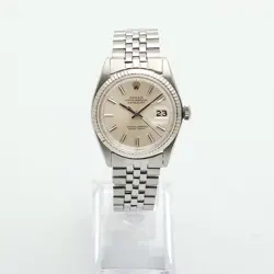 Rolex Vintage 1601 Steel Men's Watch Glitter Dial Antique 1970 Birth - SKU