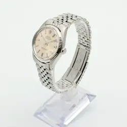 Rolex Vintage 1601 Steel Men's Watch Glitter Dial Antique 1970 Birth - SKU
