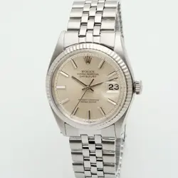 Rolex Vintage 1601 Steel Men's Watch Glitter Dial Antique 1970 Birth - SKU