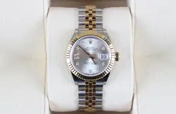 Rolex 28mm Silver Dial Star Diamond Combination Watch (20 Year) - SKU: 279173