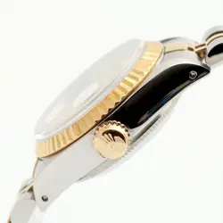 Rolex Vintage Lady Datejust 69173 Comb 26 Women's Watch Linen Dial 1989 Birth