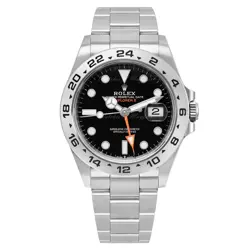 ROLEX EXPLORER II OYSTERSTEEL BLACK DIAL 42 MM 226570 WATCH